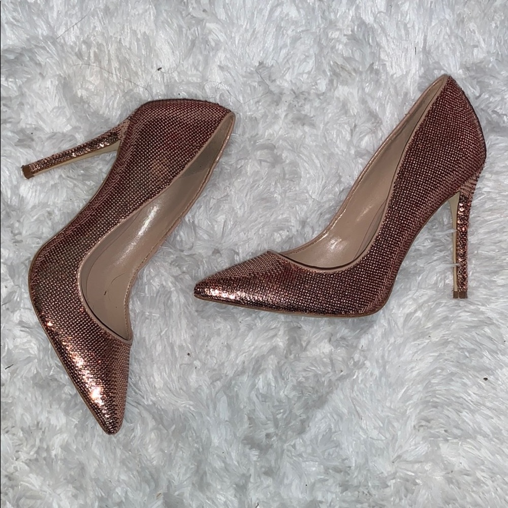 Rose Gold Pumps